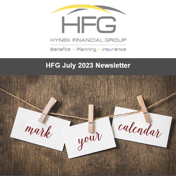 July 2023 HFG Newsletter